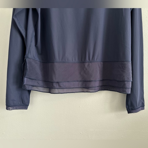 Lululemon Sole Training Long Sleeve Mesh Ruffle Top - Picture 5 of 7